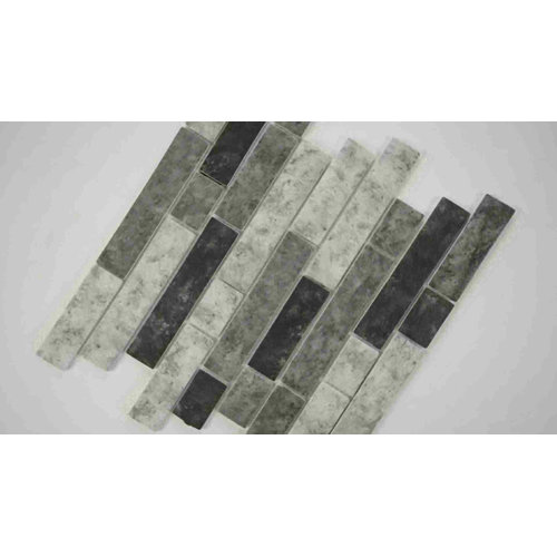 MSI Urban Tapestry Interlocking Random Sized Glass Mosaic Tile Wayfair